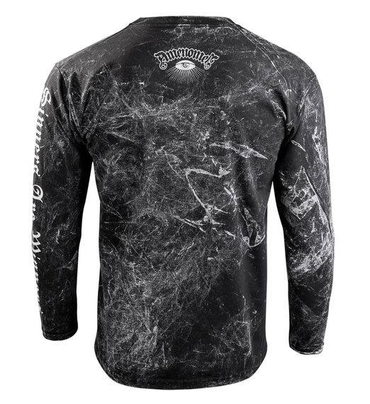 longsleeve AMENOMEN - NUN 2 (OMEN066LO_KOL ALLPRINT WHITE)
