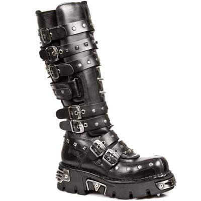 buty NEW ROCK NOMADA NEGRO, ITALI NEGRO, REACTOR NEGRO TOBERAS M.796-S1