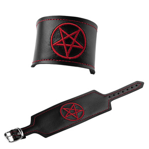 pieszczocha wyszywana PENTAGRAM (RED) 