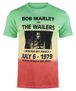 koszulka BOB MARLEY - MONTEGO BAY, barwiona