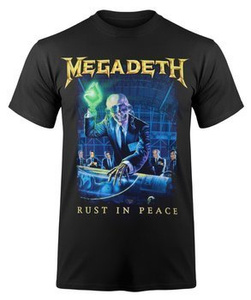koszulka MEGADETH - RUST IN PEACE TRACKLIST
