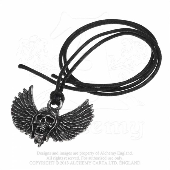 wisiorek AIRBOURNE -  SKULL/WINGS
