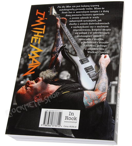książka ANTHRAX - SCOTT IAN, I'M THE MAN - autobiografia tego gościa z Anthrax